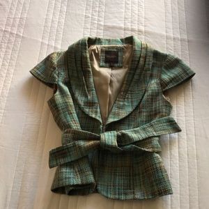 Short Sleeve Tweeted Blazer
